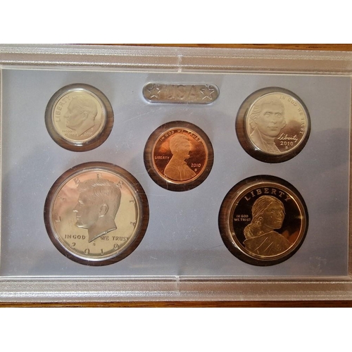 174 - 6 x USA United States Mint Proof Coin Sets; US Territories Quarters AND the Annual 4 or 5 Coin Set f... 