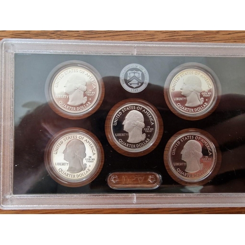 174 - 6 x USA United States Mint Proof Coin Sets; US Territories Quarters AND the Annual 4 or 5 Coin Set f... 