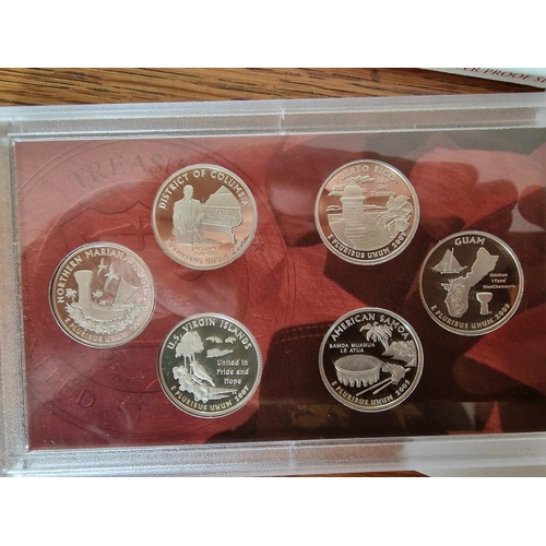 175 - United States Mint 2009 'District of Columbia & U.S. Territories Quarters' Silver Proof Set (6 Coins... 