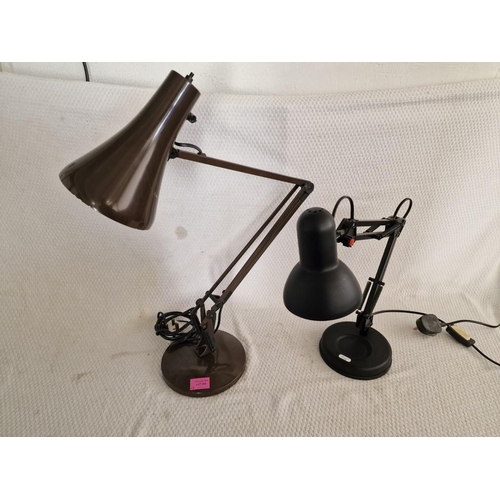 254 - Vintage Original Anglepoise Model: 90 Lamp, Made in England, Together with Other Similar Desk Lamp (... 