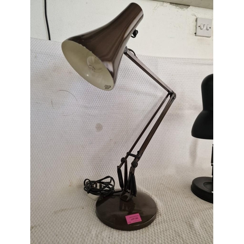 254 - Vintage Original Anglepoise Model: 90 Lamp, Made in England, Together with Other Similar Desk Lamp (... 