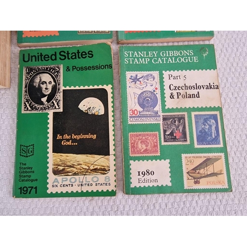 257 - Collection of Stamp Books; Stanley Gibbons 2001 'Stamps of the World', Volumes I and II, Together wi... 