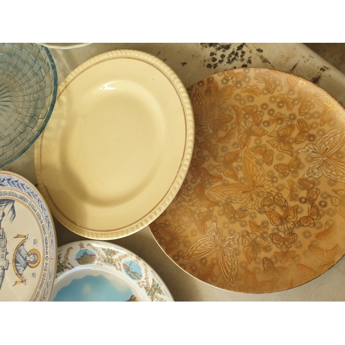 366m - Vintage / Retro Collection of Various Plates in Different Size, Style Material etc (10pcs)