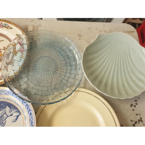 366m - Vintage / Retro Collection of Various Plates in Different Size, Style Material etc (10pcs)