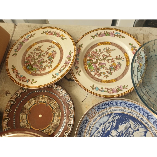 366m - Vintage / Retro Collection of Various Plates in Different Size, Style Material etc (10pcs)