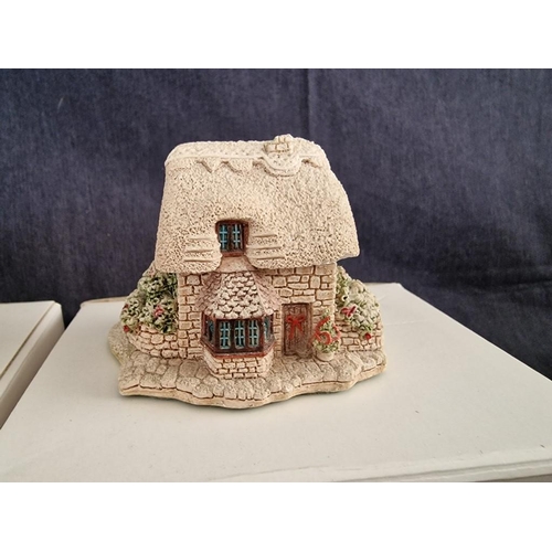 243 - 3 x Lilliput Lane Cottage / House Ornaments with Original Boxes and Title Deeds!, Handmade in Englan... 