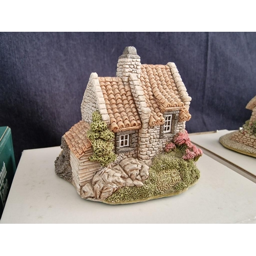 243 - 3 x Lilliput Lane Cottage / House Ornaments with Original Boxes and Title Deeds!, Handmade in Englan... 