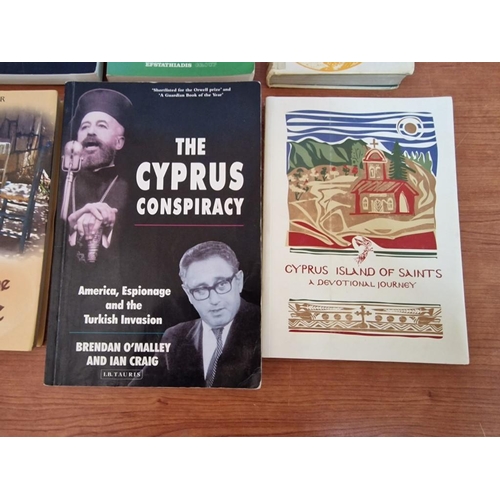 125 - Collection of Assorted Cyprus Books; Wild Flowers & Gardening, Traveller's Guide, Cyprus Kitchen, Jo... 