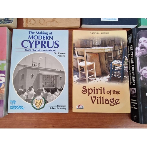 125 - Collection of Assorted Cyprus Books; Wild Flowers & Gardening, Traveller's Guide, Cyprus Kitchen, Jo... 