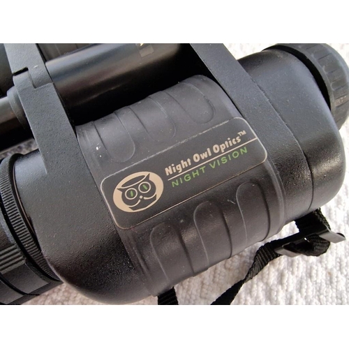 188 - Night Owl Compact Night Vision Binoculars, (NOCB4), with Carry Case and Instructions