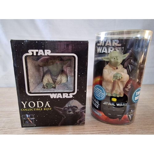 102 - 2 x Star Wars 'Yoda' Collectable Items; Limited Edition Bust by Gentle Giant Ltd, (Item 7002, No. 03... 