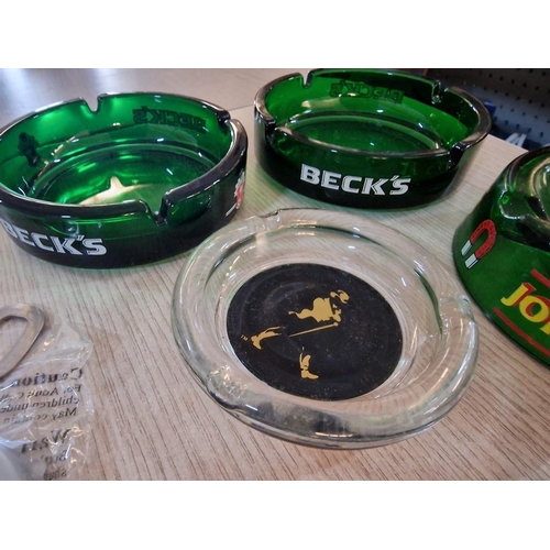194 - Collection of Branded / Advertising Ashtrays & Bottle Openers, (see multiple catalogue photos)