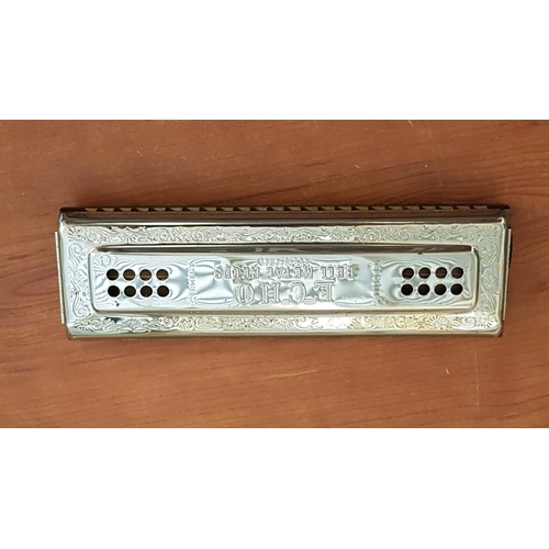 204 - The Echo Happ Vintage Harmonica in Original Box (Harmonic M. Hohner Made in Germany)