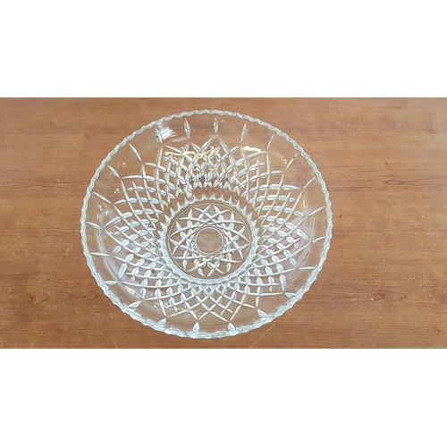 208 - Large Crystal Fruit / Salad Bowl (Ø30.5 x H:10cm)