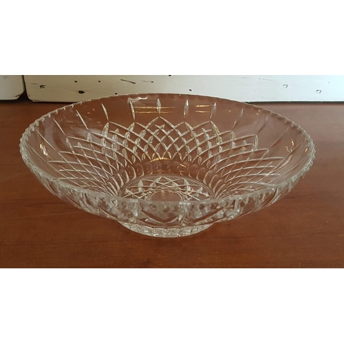 208 - Large Crystal Fruit / Salad Bowl (Ø30.5 x H:10cm)