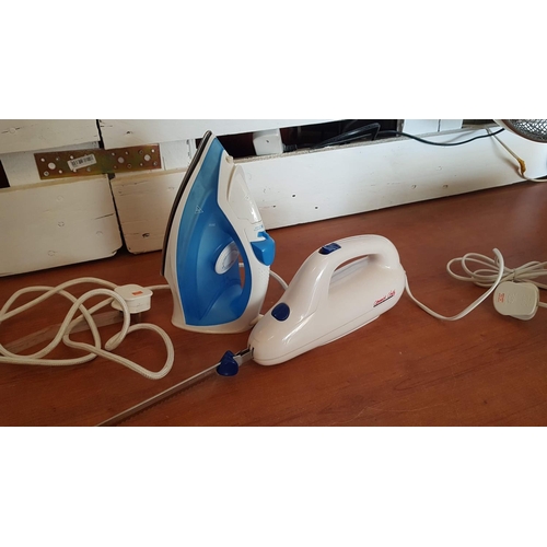 228 - Small Steam Iron (DB 1750 C3) Together with 