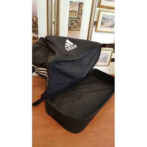 292 - Adidas Tiro Duffle Bag Bottom Comportment (Large), (Approx. 30 x 61 x 32cm) Black