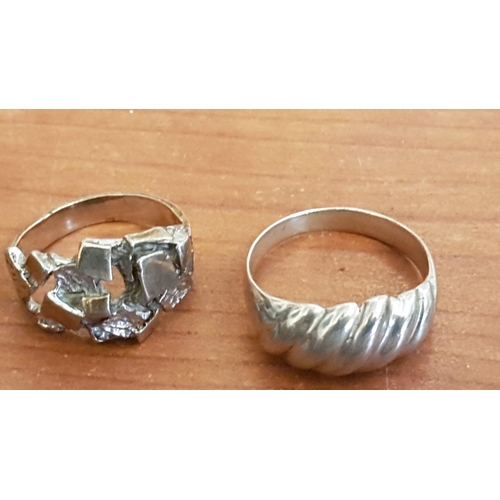 300 - 4 x Silver Rings (Total Weight 17gr)