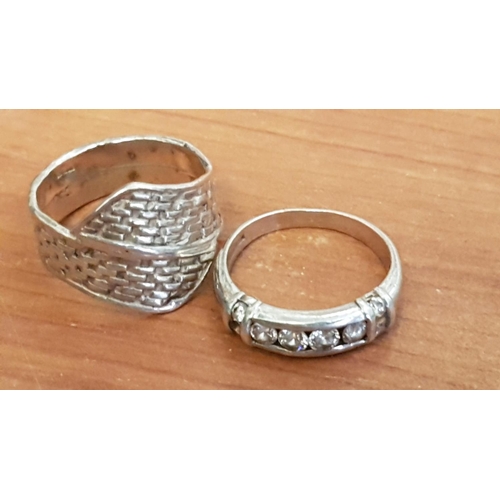 300 - 4 x Silver Rings (Total Weight 17gr)