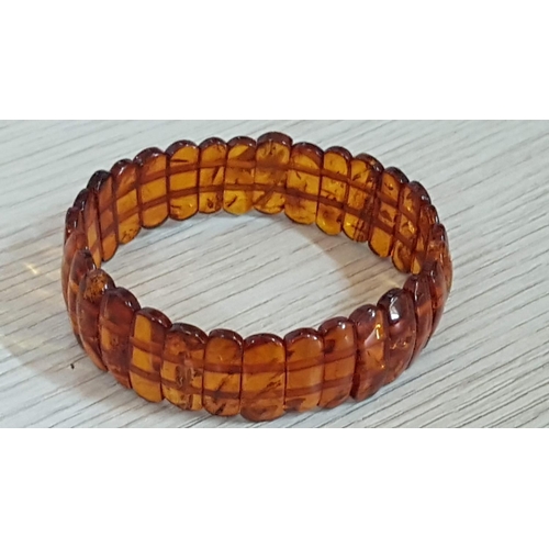 303 - Retro Style Amber (?) Bracelet