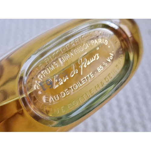 134B - Nina Ricci, Paris 'Eau De Fleurs' Eua De Toilette, in 200ml Lalique Bottle, Made in France