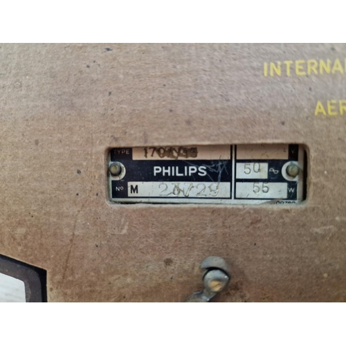 33A - Vintage Philips Radio, Type 170A-15, Untested
