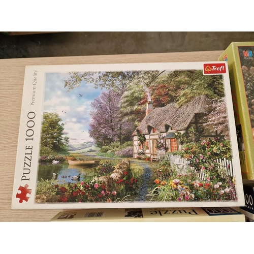 80B - Collection of 5 x Assorted Jigsaw Puzzles, (5)