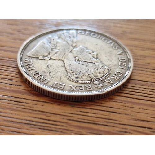 159 - Cyprus Silver Coin; 1913 King George V Eighteen Piastre, (29.8mm, 11.31g, .925 Sterling Silver), F/V... 