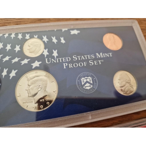 171 - 4 x United States Mint Proof Coin Sets; 1982, 1984, 1999 and 2000, (4)
