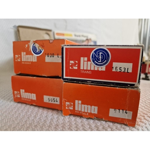 144 - Large Collection of Model Trains, 'Lima' HO Scale (1:87), Incl. Diesel Engines, Models 1630L, V160 0... 