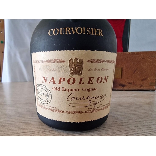 123 - Napoleon Courvoisier Cognac Brandy, (No. AS8719) in Chest Style Box