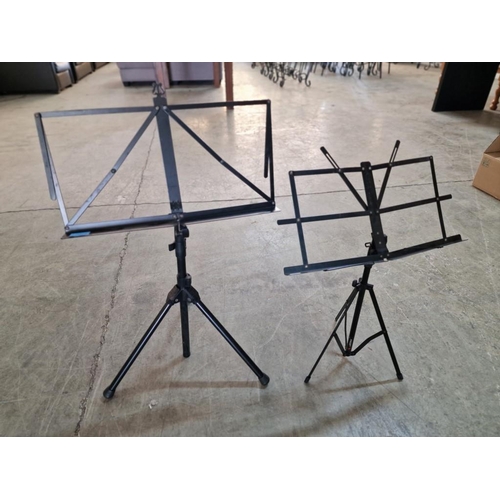 70 - 2 x Folding Music Sheet Stands, (2)