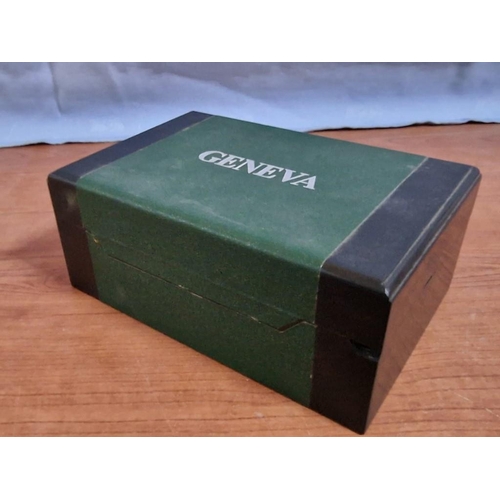 28A - 'Geneva' Box Set of Wrist Watch and Sun Glasses, Together with Other 'CM' Wrist Watch, Both Running ... 
