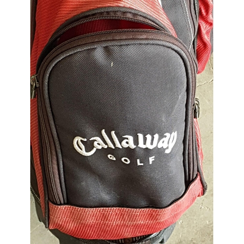 683 - Golf Bag (Callaway Golf) with Assorted Collection of Gold Clubs (Donnay, Yonex)