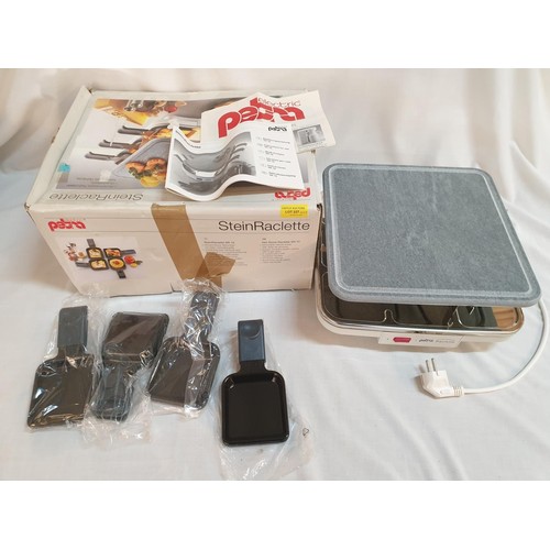 685 - Stein Raclette (Electric Petra) Hot Stone Raclette SR 10 (Un-Used, Un-Tested, Boxed)