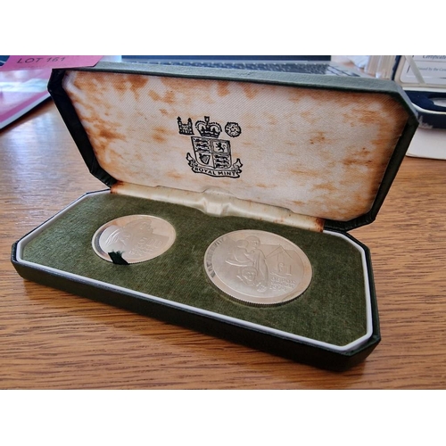 161o - 1976 One Pound and 500 Mils Cyprus Silver Proof Coin Set, in 'Royal Mint' Presentation Case