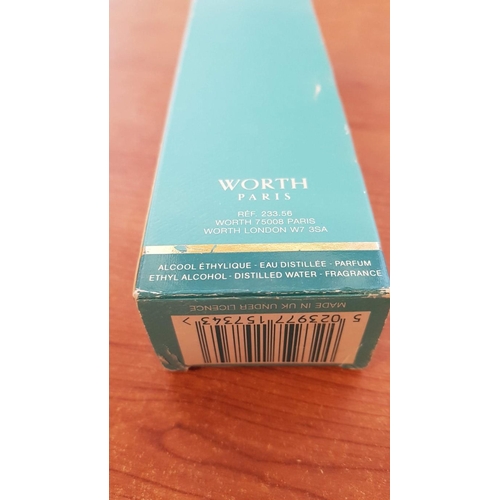 276p - Vintage (Circa 1960's) Je Reviens Worth Paris Eau De Toilette, 50ml, Womans, in Original Box