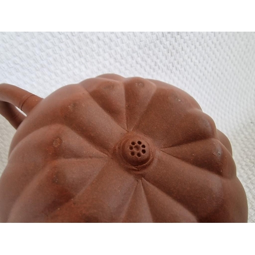 124 - 3 x Chinese Clay / Terracotta Tea Pot, (3)