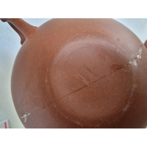 124 - 3 x Chinese Clay / Terracotta Tea Pot, (3)