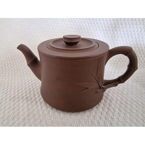 125 - 3 x Chinese Clay / Terracotta Tea Pot, (3)