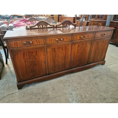 262 - Classical Style Sideboard with 4-Drawers and 4-Cupboards, (Approx. 183 x 45 x 81cm)