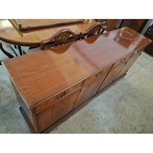 262 - Classical Style Sideboard with 4-Drawers and 4-Cupboards, (Approx. 183 x 45 x 81cm)