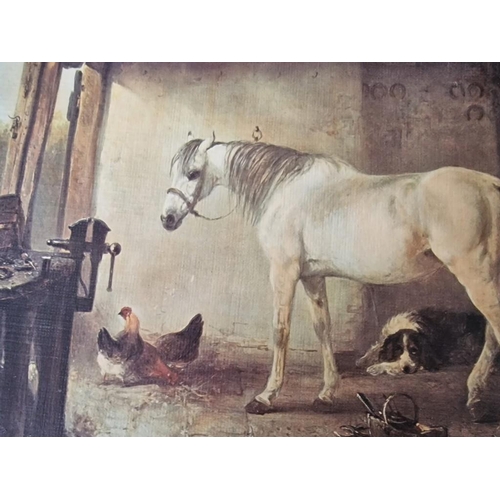 296 - Framed Print Titled 'The Smithy' by Edward Robert Smythe, (Approx. 51 x 37cm)