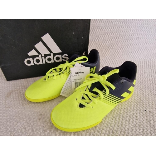 56 - Adidas 'Dazilao' Football Shoes, Yellow Colour, (Size UK: 5), Look Unused with Original Box