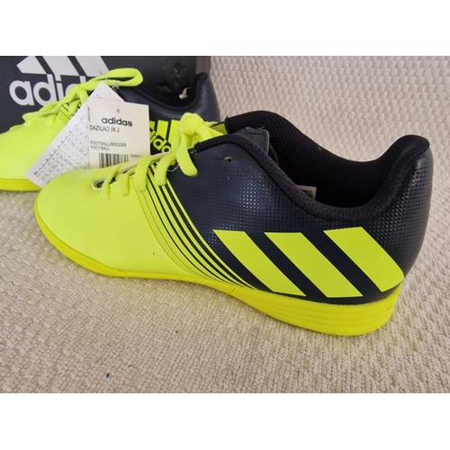 56 - Adidas 'Dazilao' Football Shoes, Yellow Colour, (Size UK: 5), Look Unused with Original Box