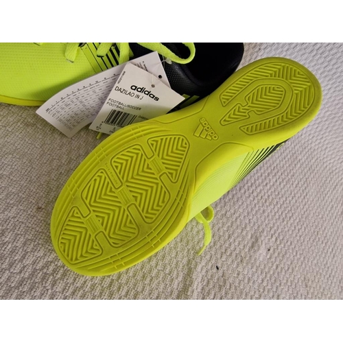 56 - Adidas 'Dazilao' Football Shoes, Yellow Colour, (Size UK: 5), Look Unused with Original Box