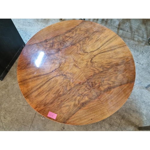 106 - Vintage Wooden Classical Style Round Side Table with Cabriole Legs, (Approx. Ø: 60cm, H; 42cm)