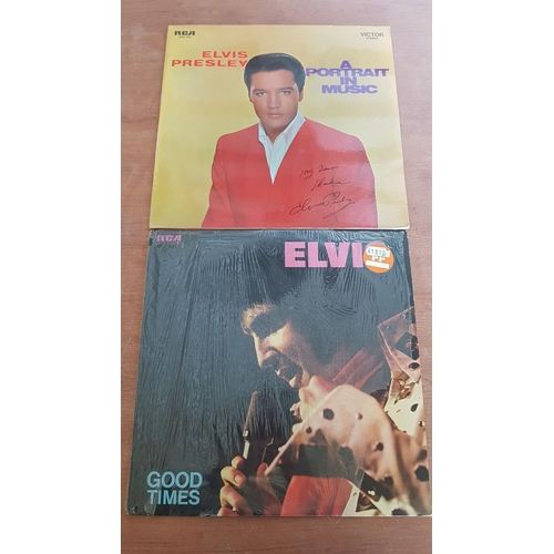 135 - Collection of Rare Retro LP Vinyl Records; 'Music From the Greek Islands', Cliff Richard Silver and ... 