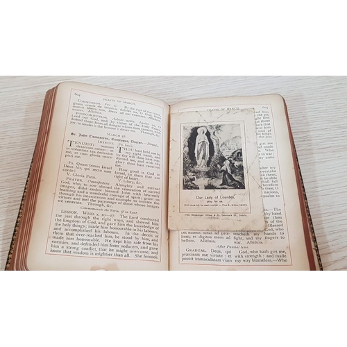 160 - Antique Religious Book; 1906, The Missal For The Use of the Laity; Arranged by the Late Very Rev. Pr... 