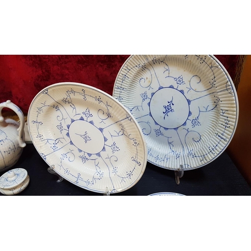 185 - Large Collection of Antique Villeroy & Boch Tableware; Various Related Porcelain Makers Stamps (see ... 